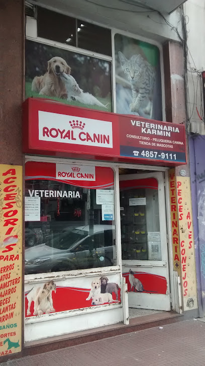 Fachada de Veterinaria Karmin en Av. Corrientes 5726, Villa Crespo